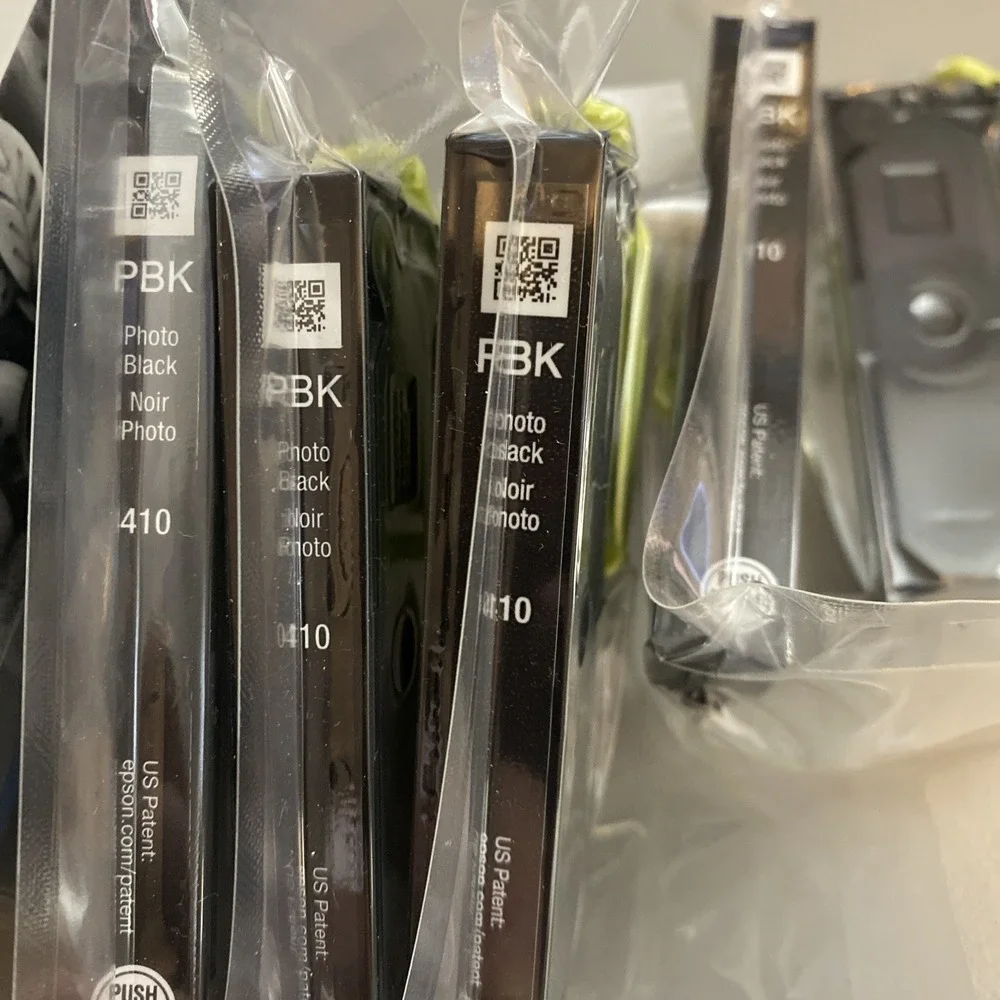 EPSON 410 Ink Cartridges. Lot Of 10 PHOTO Black. New Sealed.